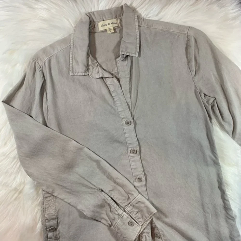 Anthropologie Cloth & Stone Side-Button Tunic sz S - Picture 3 of 8